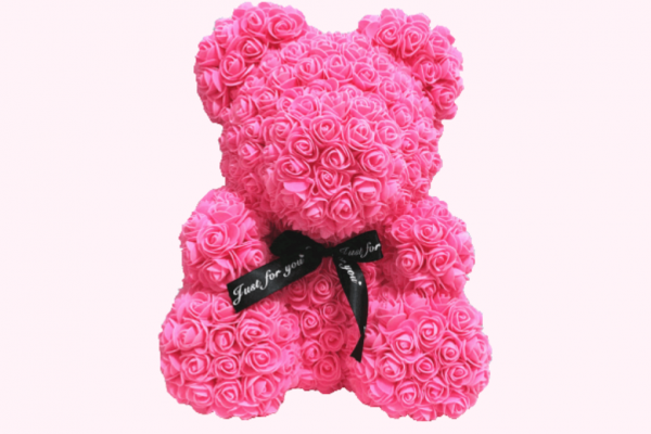 Et si vous offriez un ours en rose pour la Saint-Valentin
